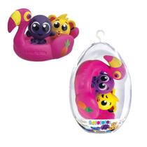 Boneco Bolofofos no Flamingo Ovo de Páscoa Médio em Vinil 22cm Líder Brinquedos