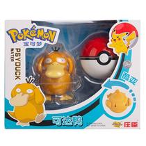 Boneco Brinquedo Articulado Psyduck Pokémon Pokébola Na Caixa