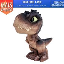 Boneco Brinquedo Infantil Mini T-Rex Dinossauro Jurassic World Marrom Boneco Brinquedo Infantil Mini T-Rex Dinossauro Jurassic World Marrom