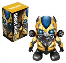 Boneco Bumblebee Musical Luz Som Mexe E Dança Anda Infantil Boneco Bumblebee Musical Luz Som Mexe E Dança Anda Infantil