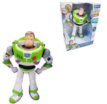 Boneco Buzz Lightyear Toy Story 4 - 26 Cm Articulado E Fala 10 Frases Português - Etitoys