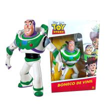 Boneco Buzz Lightyear Toy Story Disney Vinil Articulado Boneco Buzz Lightyear Toy Story Disney Vinil Articulado