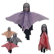 Boneco Cabeça Boneca Bruxa Fantasma Decoração Teto Halloween