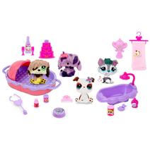 Boneco Cachorro Cachorrinho Pet Shop Hora do Banho Filhotes