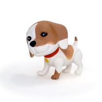 Boneco Cachorro Vira Lata 15cm - Doug Puppie Realista Em Vinil Macio E Atóxico - Puff Toys