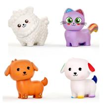 Boneco Cachorros Gatinha Os Chocolix Pets Brinquedo Adijomar