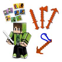 Boneco Cadres 15cm Gamer Skin Articulado + 3 Ferramentas
