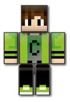 Boneco Cadres 25 Cm Mine Craft Articulado Youtuber
