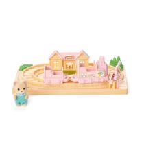 Boneco Calico Critters - Trem de Brinquedo com Ursinho