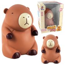Boneco Cap Toy Infantil Capivara Em Vinil Macio Com Aroma Para Brincar Decorar