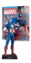 Boneco capitão america - 11 cm - eaglemoss - edição 9