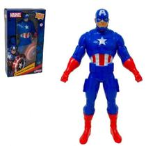 Boneco Capitão América 22cm Marvel Os Vingadores Brinquedo Boneco Capitão América 22cm Marvel Os Vingadores Brinquedo