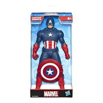 Boneco capitão américa 25 cm action figure avengers olympus - hasbro e5579