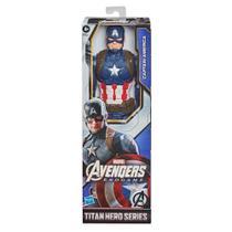 Boneco Capitão América 30cm - Avengers EndGame - Titan Hero Series - Marvel - Hasbro