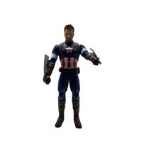 Boneco Capitão América 30cm - Super-Herói Marvel Avengers com Movimentos Articulados Boneco Capitão América 30cm - Super-Herói Marvel Avengers com Movimentos Articulados