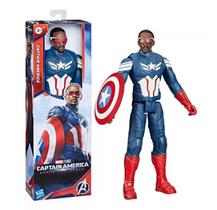 Boneco Capitão América Admirável Mundo Novo Titan Hero
