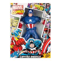 Boneco Capitão América Comics 50cm Oficial Mimo