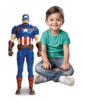 Boneco Capitão America Extreme, gigante,50 cm, Marvel Boneco Capitão America Extreme, gigante,50 cm, Marvel