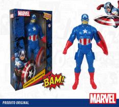 Boneco Capitão América Grande Articulado Marvel 22cm Avangers
