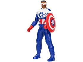 Boneco Capitão América Marvel Mighty Hero Series - 24cm com Acessório Hasbro Boneco Capitão América Marvel Mighty Hero Series - 24cm com Acessório Hasbro