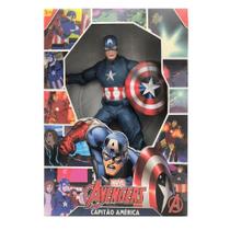 Boneco Capitão América Marvel Revolution 45cm Mimo Toys 0514 Boneco Capitão América Marvel Revolution 45cm Mimo Toys 0514