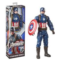 Boneco capitão América Titan Hero-Hasbro