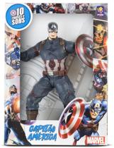 Boneco Capitão America Universe com Som