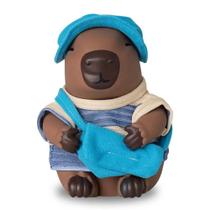 Boneco Capivara sueter azul - 8387 DIVERTOYS Boneco Capivara sueter azul - 8387 DIVERTOYS