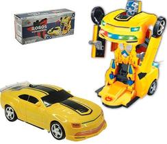Boneco Carro Robô Warriors Transformers - 20cm - Zoop Toys Boneco Carro Robô Warriors Transformers - 20cm - Zoop Toys