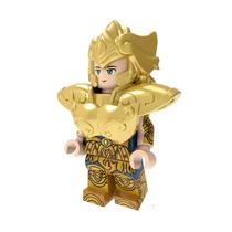 Boneco cavaleiros do zodiaco blocos de montar escolha