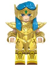 Boneco Cavaleiros do Zodiaco Camus de Aquario Bloco