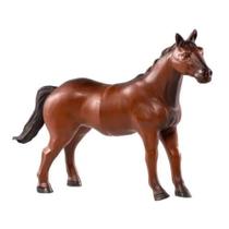 Boneco Cavalo de Vinil Marrom Animais da Fazendo Db Play