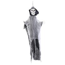 Boneco caveira fantasma billy 100cm com luz - halloween