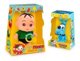 Boneco Cebolinha C/som E Bidu - Adijomar - Turma Da Mônica