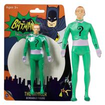 Boneco Charada Clássico 15cm Dobrável Batman 1966 - NJ Croce Boneco Charada Clássico 15cm Dobrável Batman 1966 - NJ Croce
