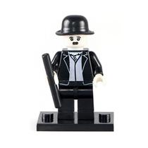Boneco charlie chaplin cinema bloco de montar Boneco charlie chaplin cinema bloco de montar