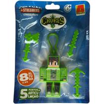 Boneco Chaveiro Cadres Streamers 8cm 5 Articulações Verde Algazarra Boneco Chaveiro Cadres Streamers 8cm 5 Articulações Verde Algazarra