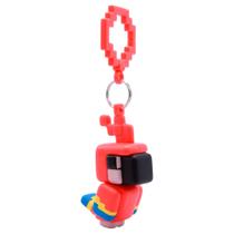 Boneco Chaveiro Minecraft - Papagaio Vermelho Just Toys