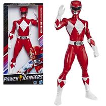 Boneco Clássicos 24cm Power Rangers Articulado Vermelho Azul Preto Mighty Morphin Colecionável Super Heróis