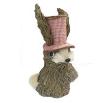 Boneco Coelho Páscoa Palha 13cm 5641