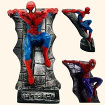 Boneco Coleção Marvel Homem Aranha Parede Estátuade Resina - Remyntima