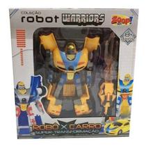 Boneco Coleçao Robot Warriors Amarelo ZP00172