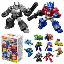 Boneco Coleção Transformers Defender Version 1 Miniatura Com Acessórios