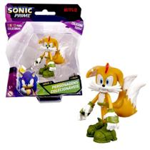 Boneco Colecionável 6,5cm Sonic Prime - Tails