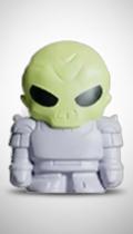 Boneco Colecionável Alien com Mini Livro Boneco Colecionável Alien com Mini Livro