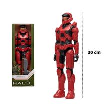 Boneco Colecionável Articulado 30cm Spartan MK VII Inspirado no Jogo Halo Xbox