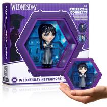 Boneco colecionável com cabeça de Bobble WOW! STUFF PODS 4D Wednesday Addams Nevermore Uniform