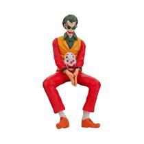 Boneco Colecionável De 10cm Do Joker (Heath Ledger) Sentado Para Decoração De Teto De Carro E Boneco Colecionável De 10cm Do Joker (Heath Ledger) Sentado Para Decoração De Teto De Carro E