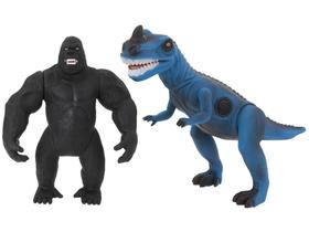 Boneco Colecionável Dinopark - Dinossauro e Gorila Bee Toys