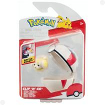 Boneco Colecionável Fidough com Pokébola Tempo Pokémon 003427D - Sunny